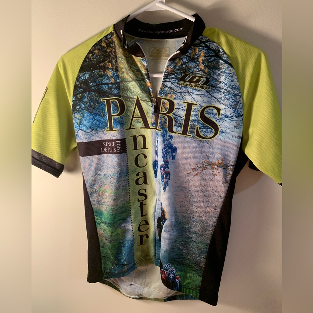 Paris to Ancaster Biking Shirt